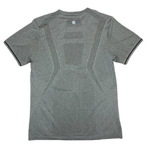 Lululemon Metal Vent Tech T-Shirt Gray Black Trim Size Large